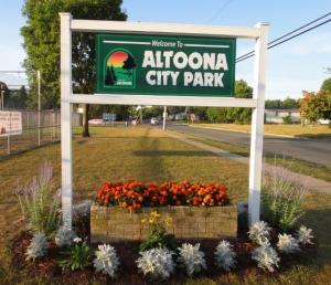 City of Altoona Flower Bed