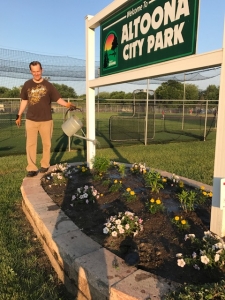 City of Altoona Flower Bed